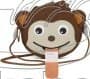 Dětská kabelka Affenzahn Kids Wallet Monkey - brown - náhled 2