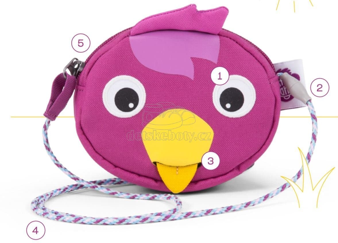 Dětská kabelka Affenzahn Bella Bird wallet - náhled 4