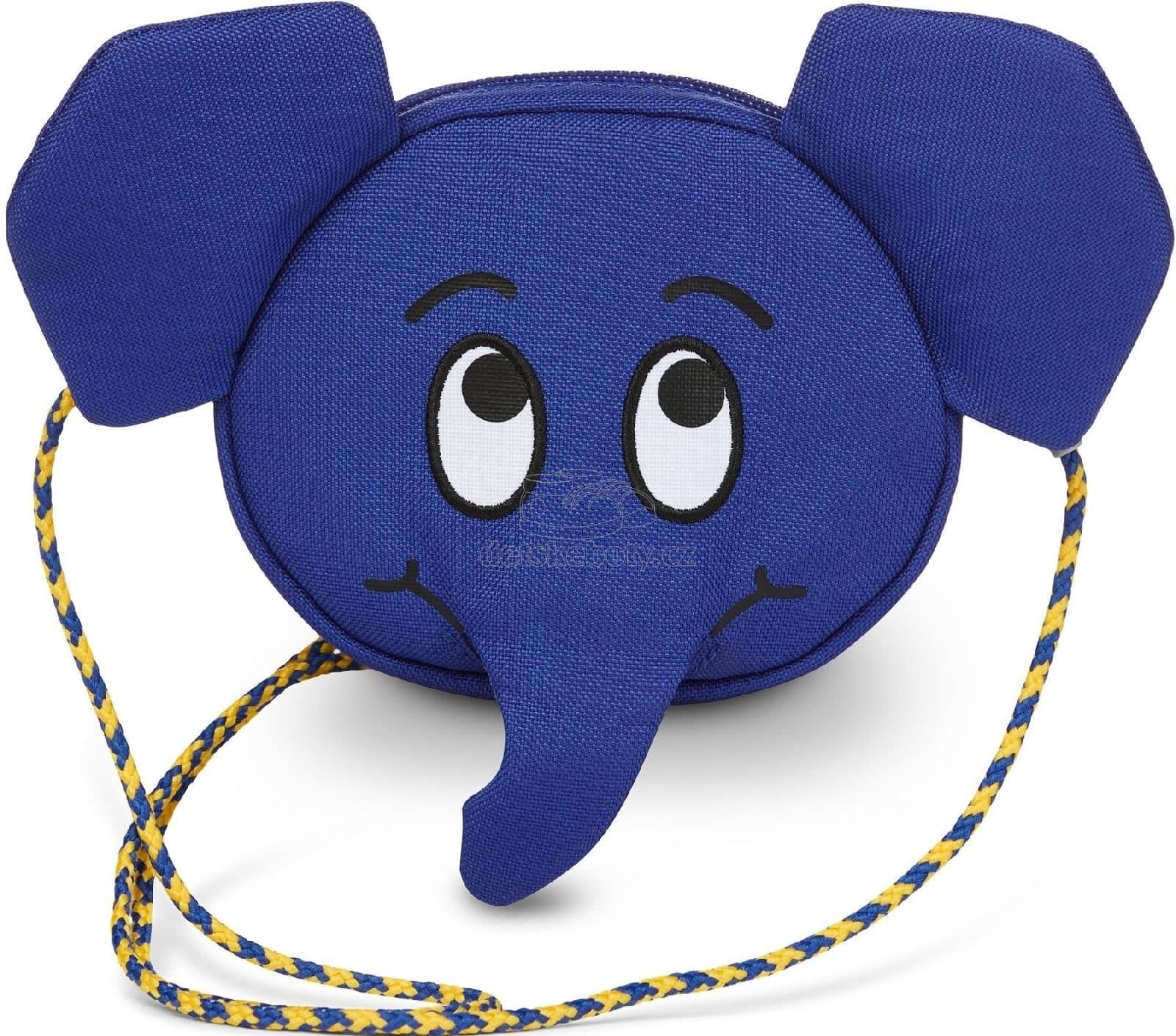 Dětská kabelka Affenzahn Kids Wallet Emil Elephant - blue - náhled 1
