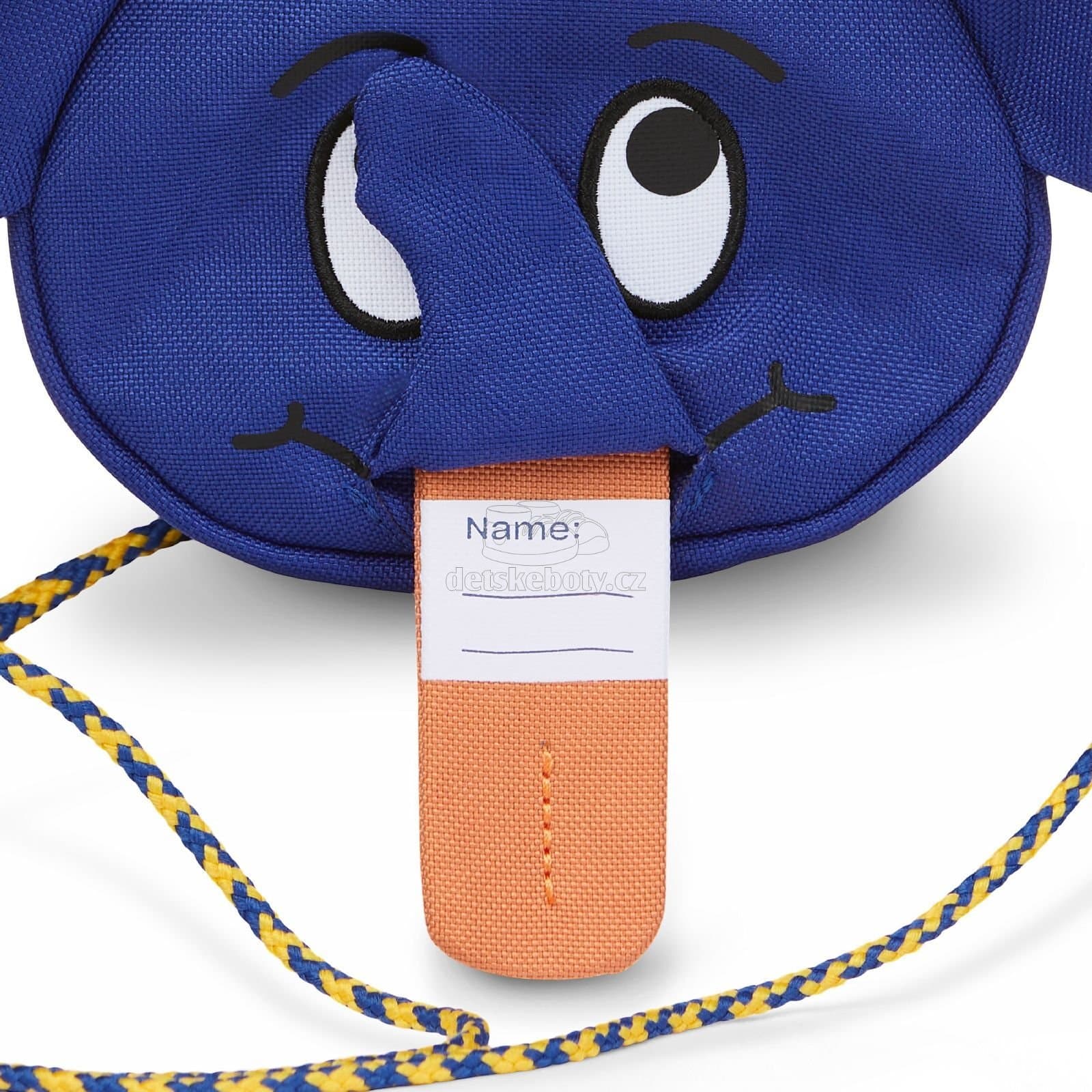 Dětská kabelka Affenzahn Kids Wallet Emil Elephant - blue - náhled 3
