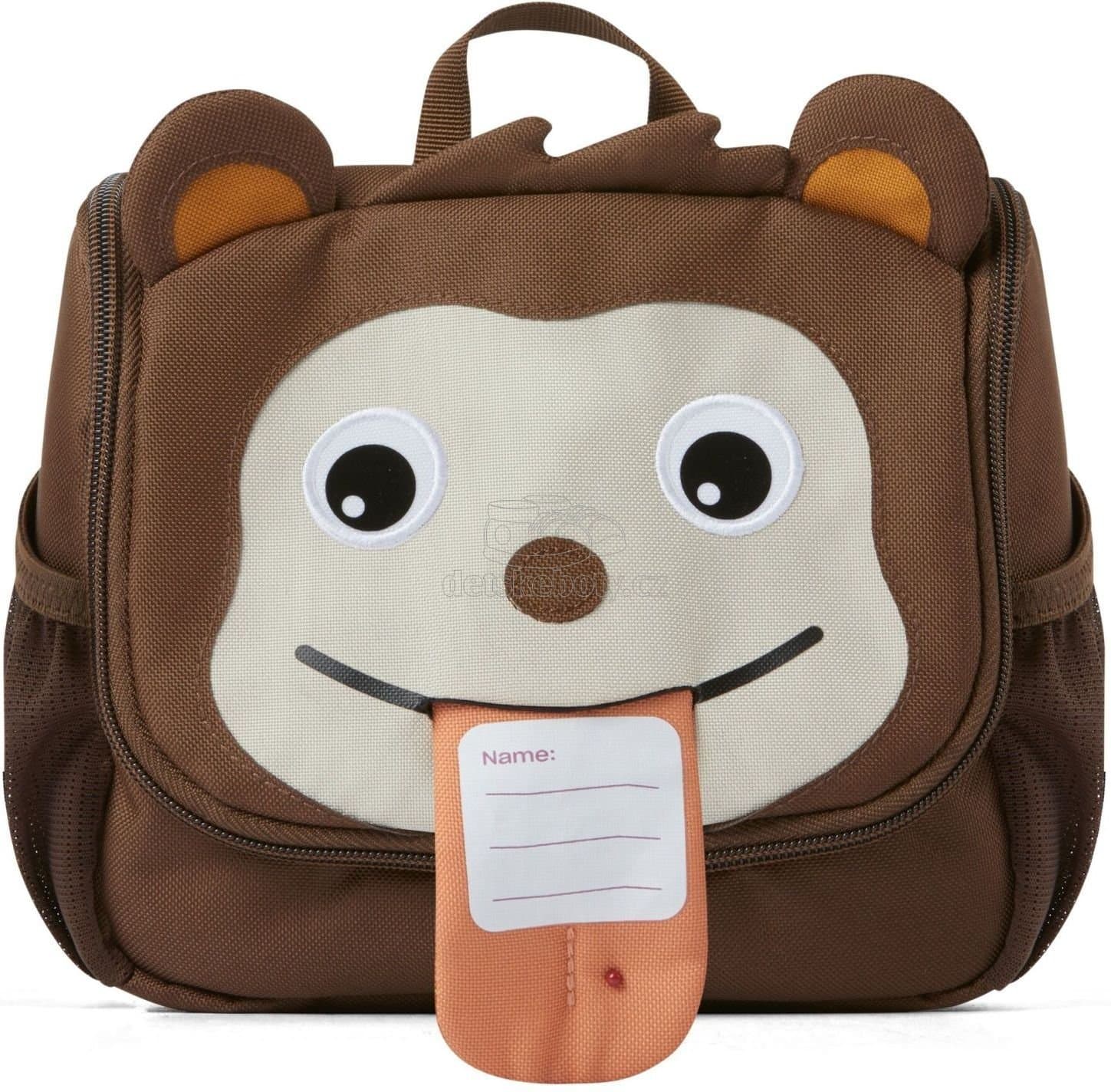 Dětská kosmetická taštička Affenzahn Kids Toiletry Bag Monkey - brown - náhled 2