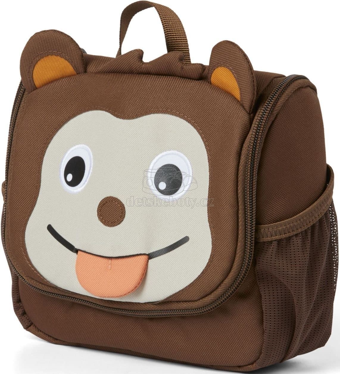 Dětská kosmetická taštička Affenzahn Kids Toiletry Bag Monkey - brown - náhled 3
