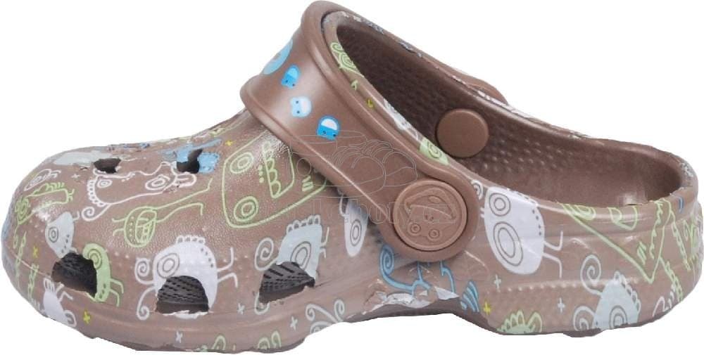 Dětské plážovky Coqui 8715 chocolate monster Velikost: 23-24 - náhled 2