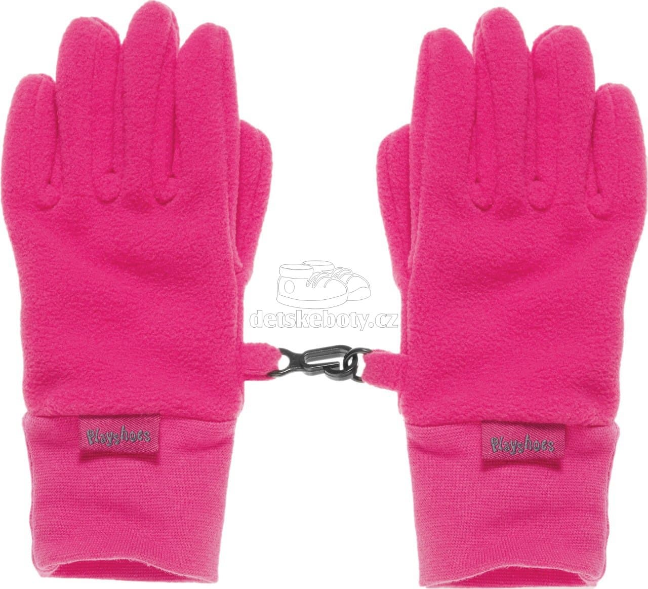Dětské rukavice PLAYSHOES 422049 růžová Velikost: 6