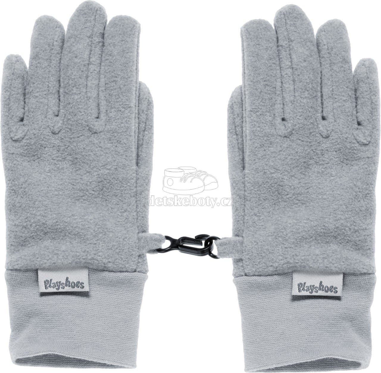 Dětské rukavice PLAYSHOES 422049 šedá Velikost: 3