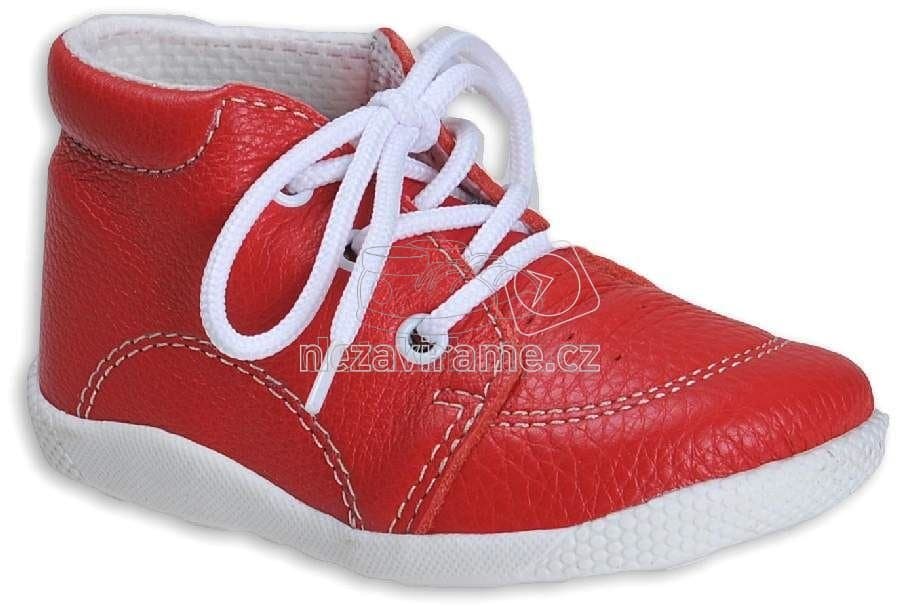 Dětské capáčky BOOTS4U červená Velikost: 18 - náhled 1