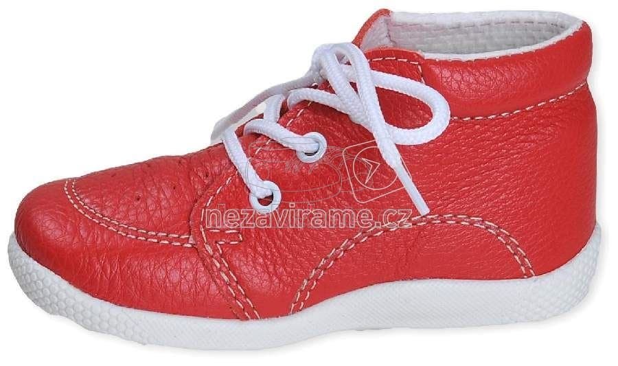 Dětské capáčky BOOTS4U červená Velikost: 18 - náhled 2