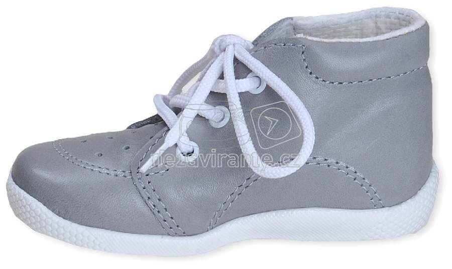 Dětské capáčky BOOTS4U Šedá Velikost: 18 - náhled 2