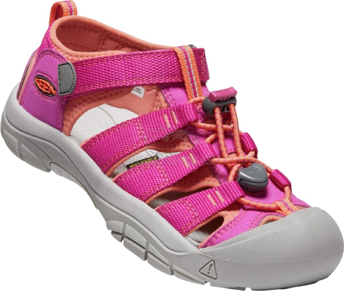 Dětské sandály Keen NEWPORT H2 YOUTH very berry/fusion coral Velikost: 38 - náhled 1