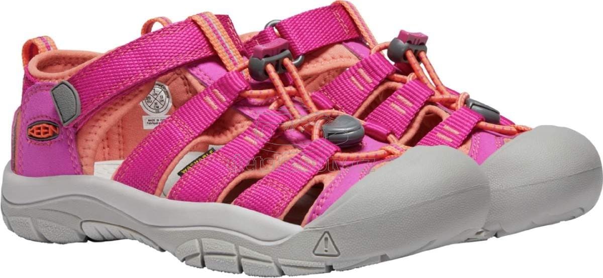 Dětské sandály Keen NEWPORT H2 YOUTH very berry/fusion coral Velikost: 38 - náhled 3