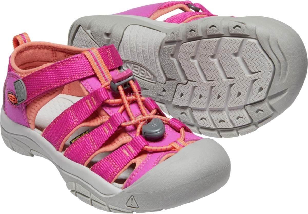 Dětské sandály Keen NEWPORT H2 YOUTH very berry/fusion coral Velikost: 38 - náhled 5