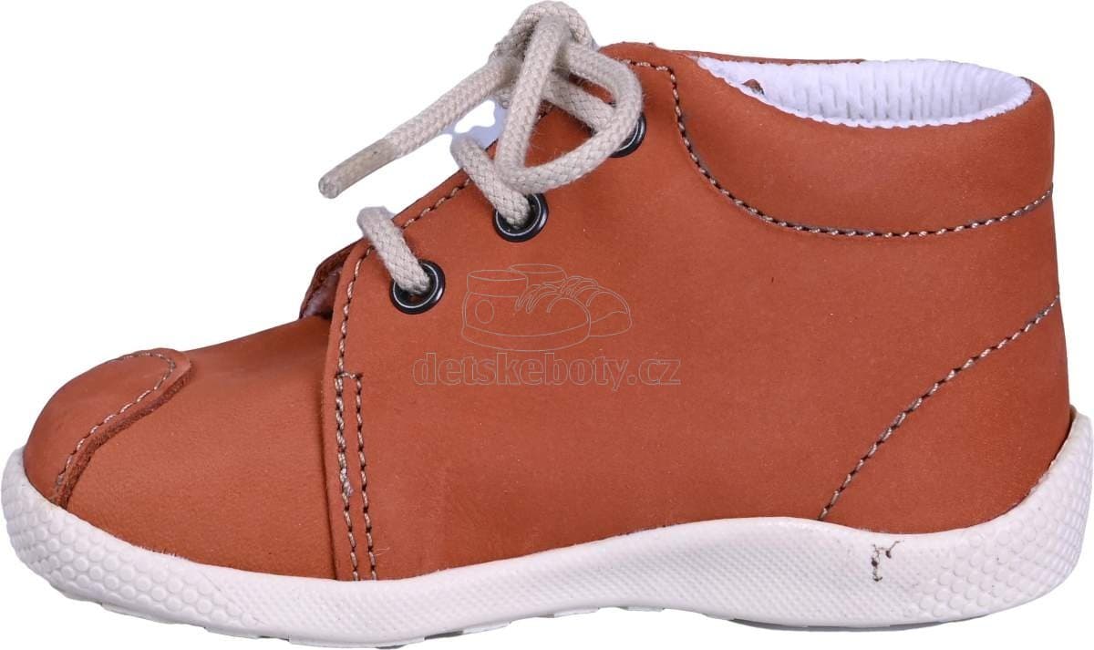 Dětské capáčky Veleta 7272 027 skořicová Velikost: 19 - náhled 2