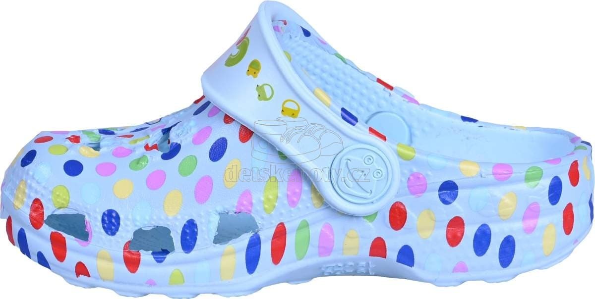 Dětské plážovky Coqui 8702 Blue Dots Velikost: 23-24 - náhled 2