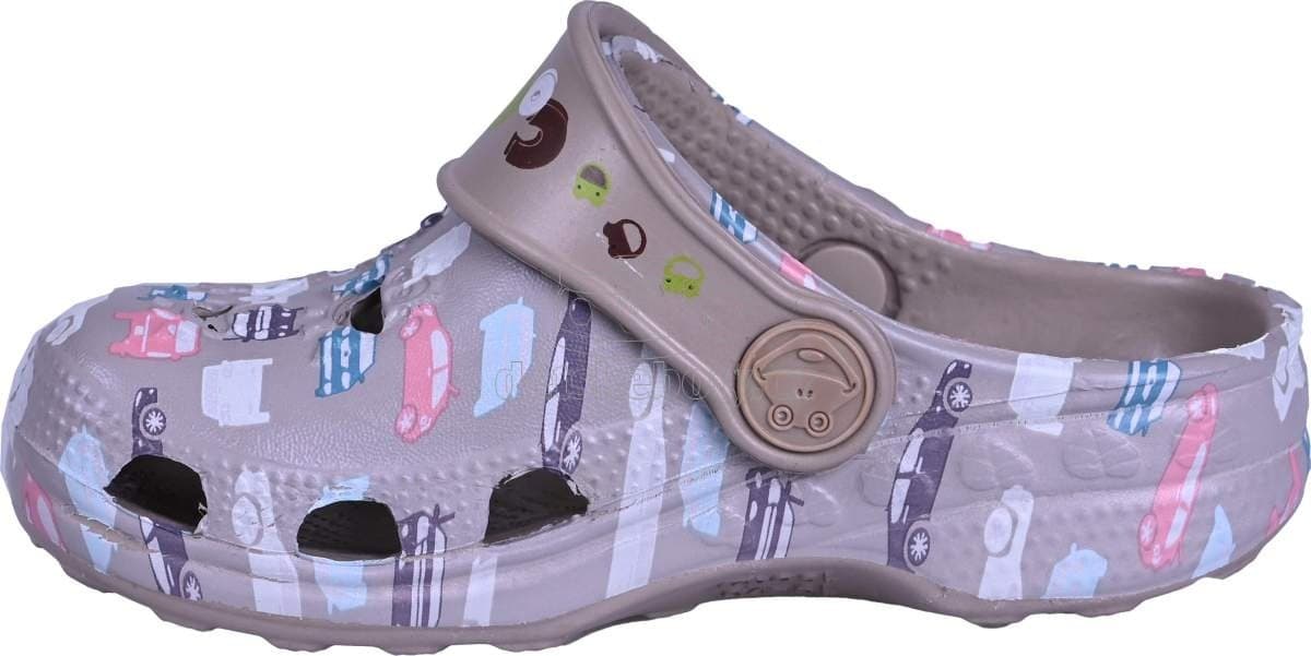 Dětské plážovky Coqui 8702 Taupe Cars Velikost: 23-24 - náhled 2