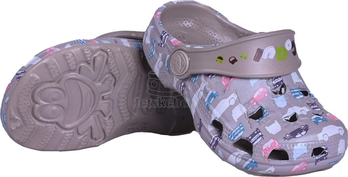 Dětské plážovky Coqui 8702 Taupe Cars Velikost: 23-24 - náhled 3