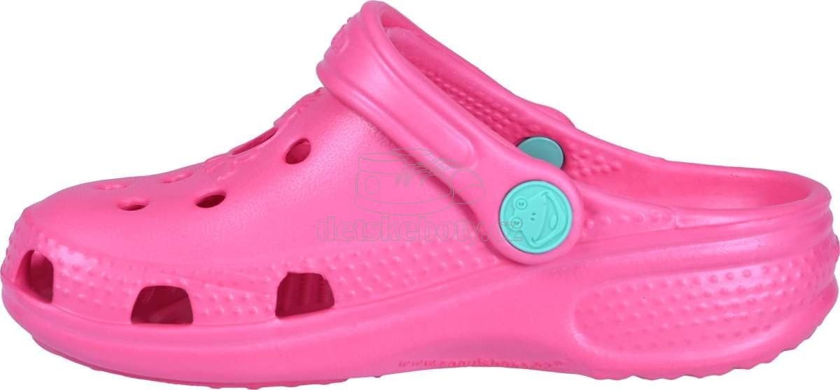 Dětské plážovky Coqui 8101 Fuchsia Velikost: 28-29 - náhled 2