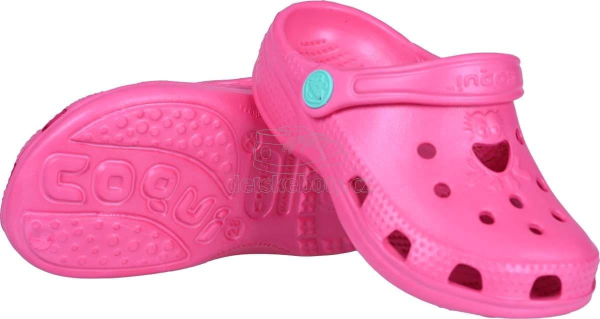 Dětské plážovky Coqui 8101 Fuchsia Velikost: 28-29 - náhled 3