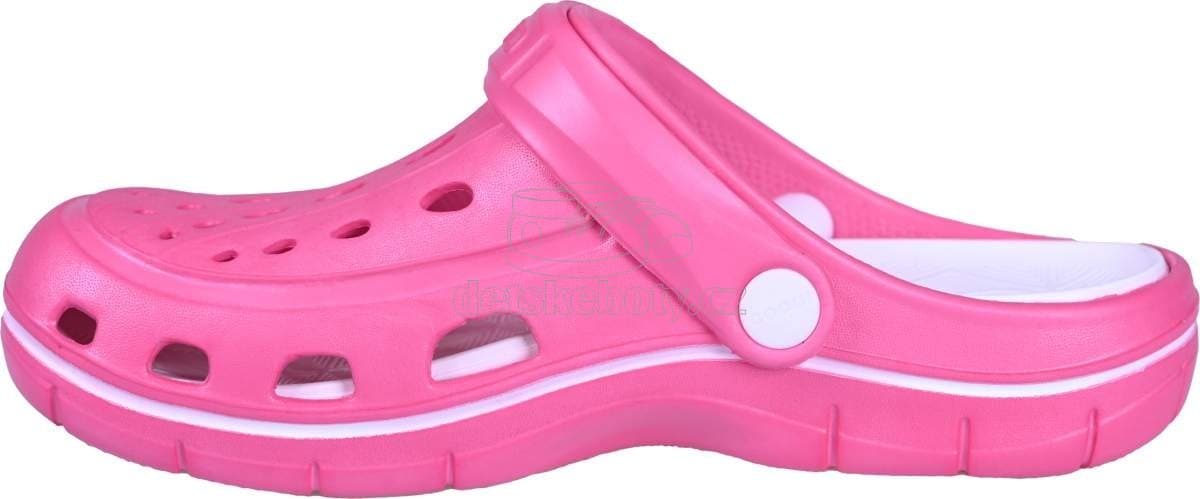 Dětské plážovky Coqui 6352 Fuchsia/White Velikost: 40 - náhled 2