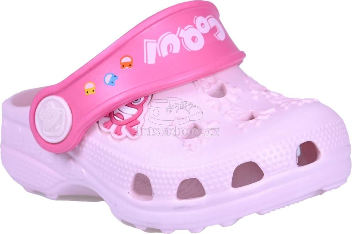 Dětské plážovky Coqui 8701 Pale Pink/Fuchsia Velikost: 20-21 - náhled 1