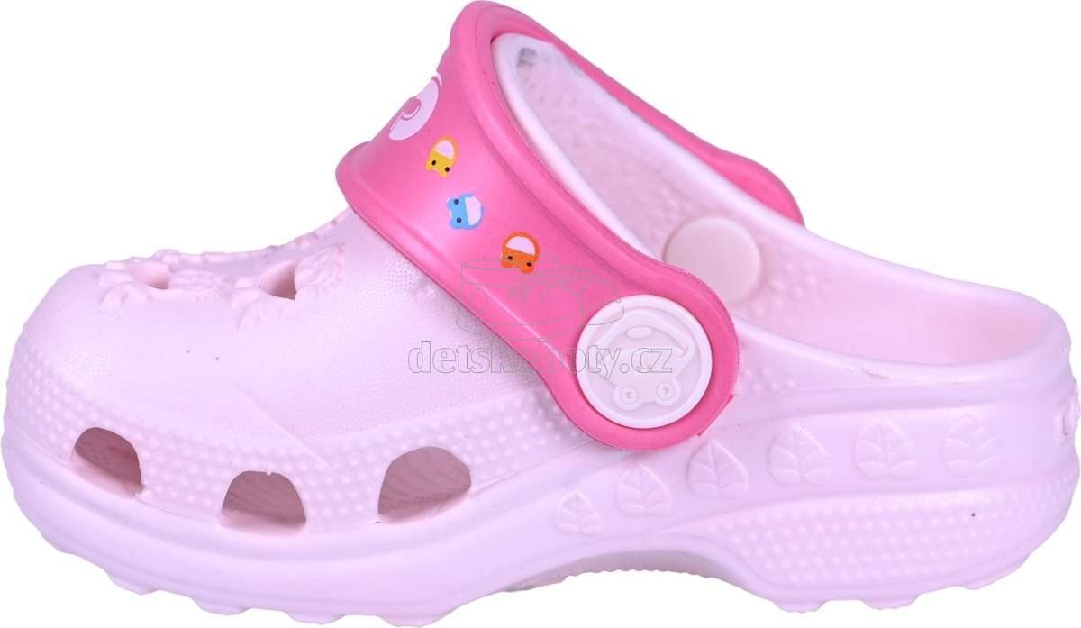 Dětské plážovky Coqui 8701 Pale Pink/Fuchsia Velikost: 20-21 - náhled 2