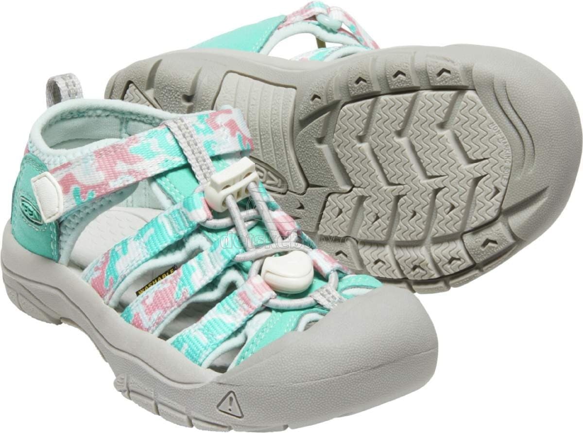 Dětské sandály Keen NEWPORT H2 CHILDREN camo/pink icing Velikost: 29 - náhled 2