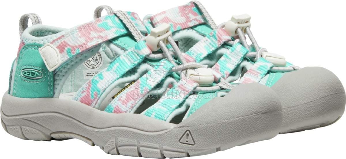 Dětské sandály Keen NEWPORT H2 CHILDREN camo/pink icing Velikost: 29 - náhled 4