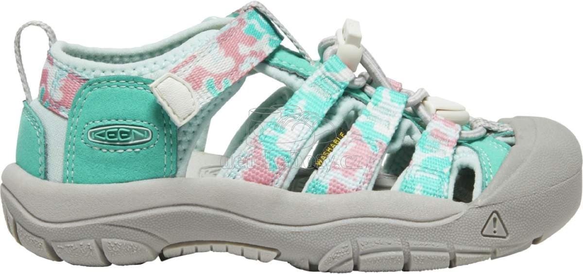 Dětské sandály Keen NEWPORT H2 CHILDREN camo/pink icing Velikost: 29 - náhled 5