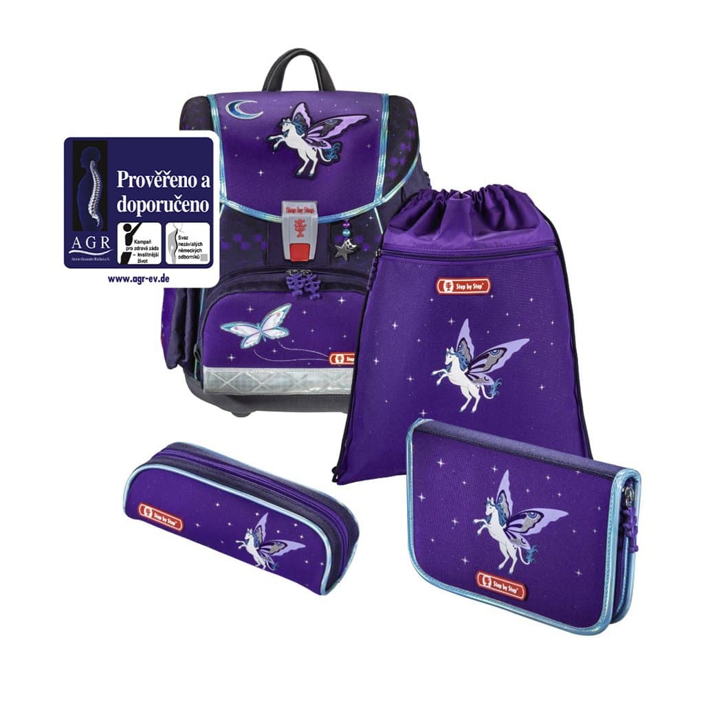 Školní aktovka TOUCH 2 pro prvňáčky - 4-dílný set, Step by Step Pegas, certifikát AGR - náhled 4