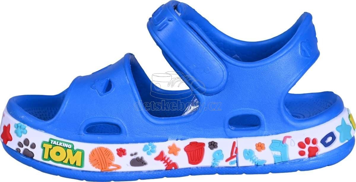 Dětské plážovky Coqui 8851 Sea blue/White Velikost: 21-22 - náhled 2
