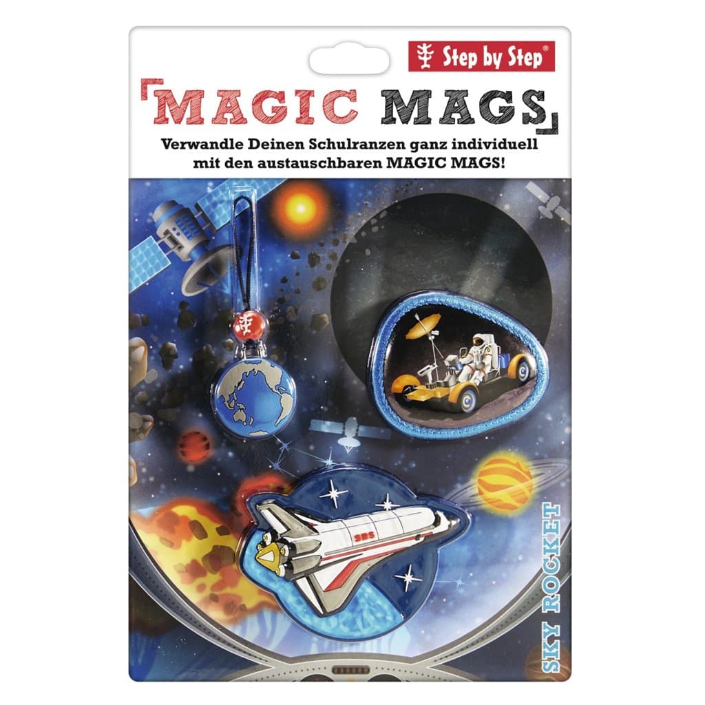 Doplňková sada obrázků MAGIC MAGS Vesmírná raketa k aktovkám GRADE, SPACE, CLOUD, 2v1 a KID - náhled 2