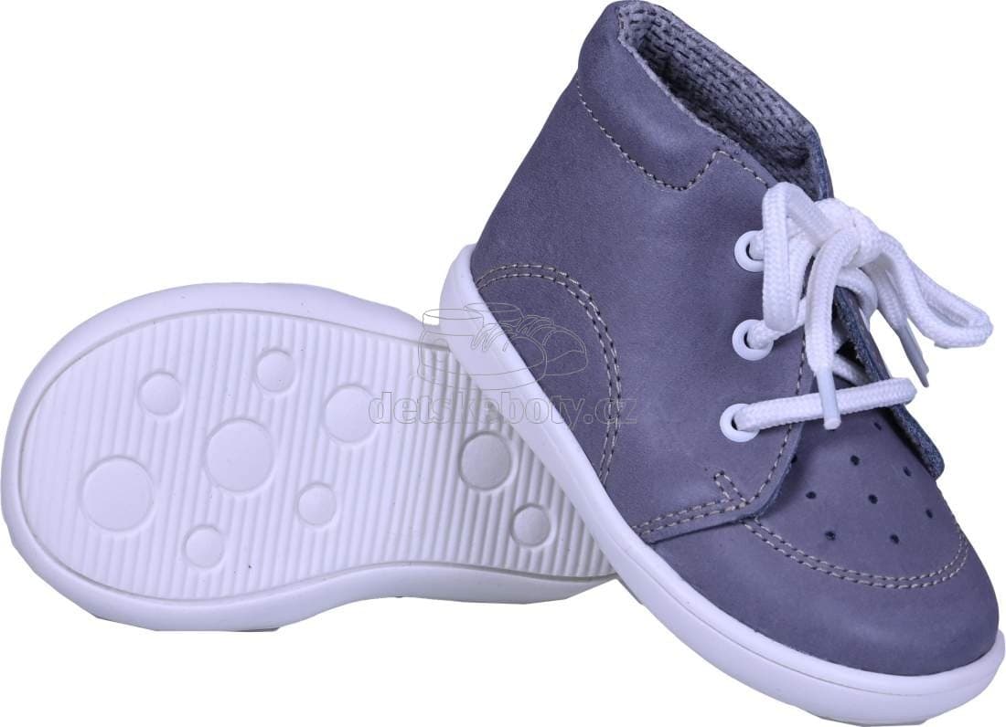 Dětské celoroční boty Boots4U T014 Modro šedá Velikost: 19 - náhled 3