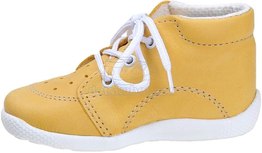 Dětské celoroční boty Boots4U T014 žlutá Velikost: 19 - náhled 2