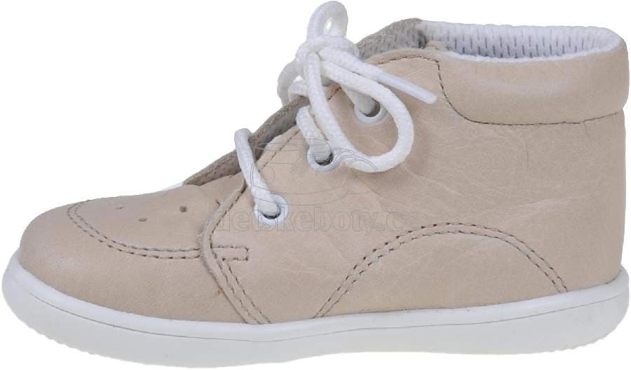 Dětské celoroční boty Boots4U T014 Nappa taupe Velikost: 18 - náhled 2