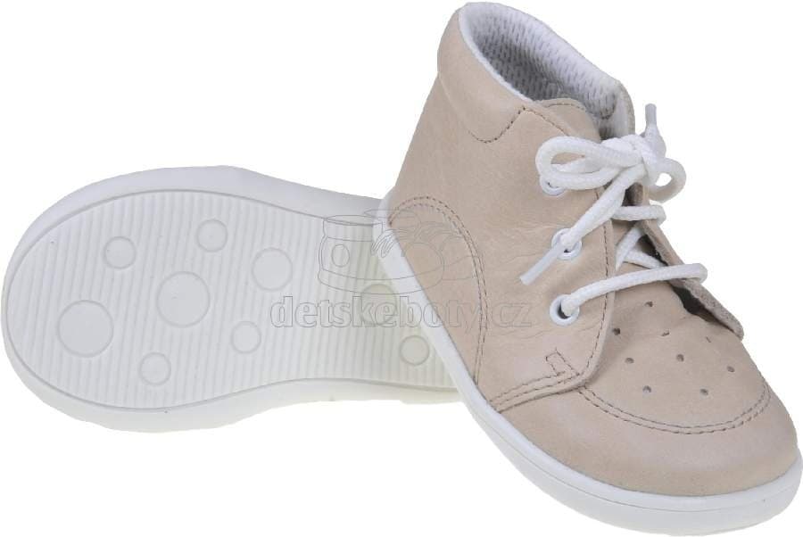 Dětské celoroční boty Boots4U T014 Nappa taupe Velikost: 18 - náhled 3