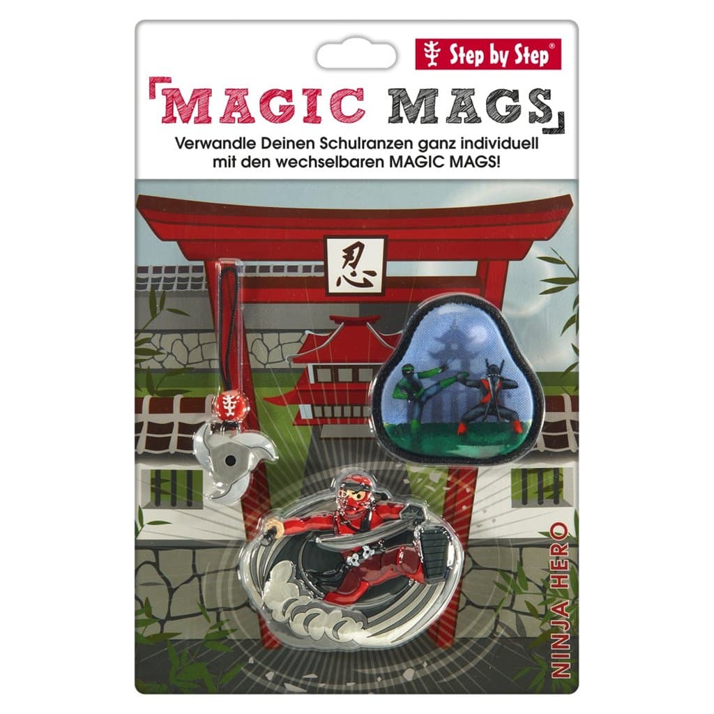 Doplňková sada obrázků MAGIC MAGS Ninja Juma k aktovkám GRADE, SPACE, CLOUD, 2v1 a KID - náhled 2