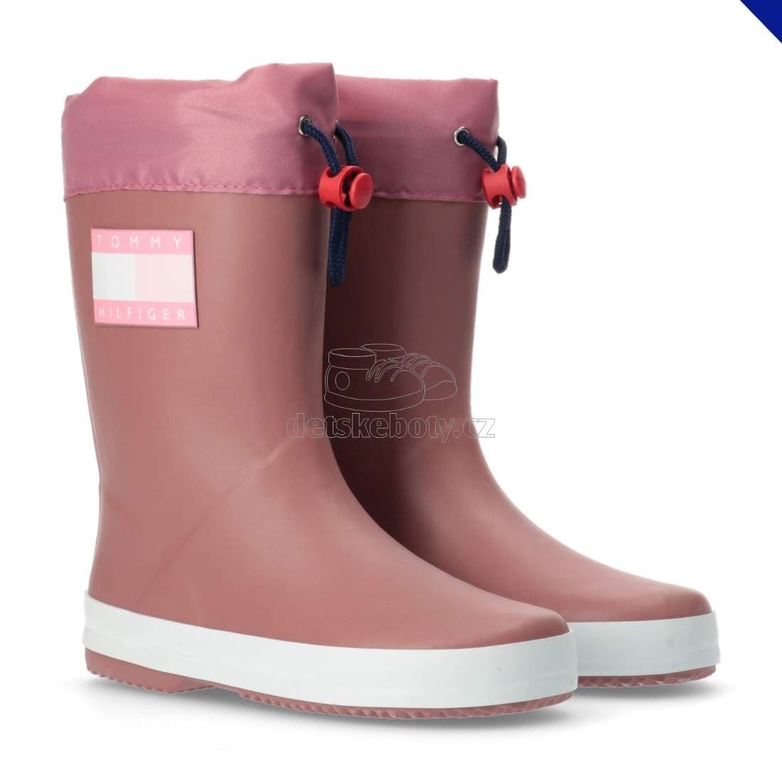 Dětské holinky Tommy Hilfiger T3X6-30766-0047303 Velikost: 37
