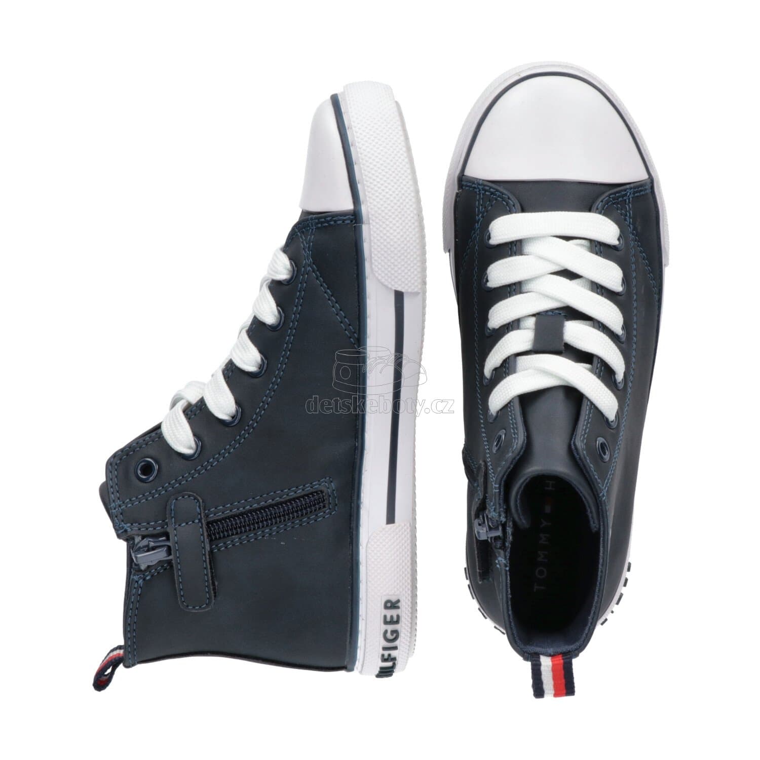 Dětské celoroční boty Tommy Hilfiger T3X9-32452-1355800 Velikost: 36 - náhled 4