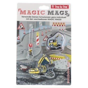 Doplňková sada obrázků MAGIC MAGS Bagr k aktovkám GRADE, SPACE, CLOUD, 2v1 a KID - náhled 4