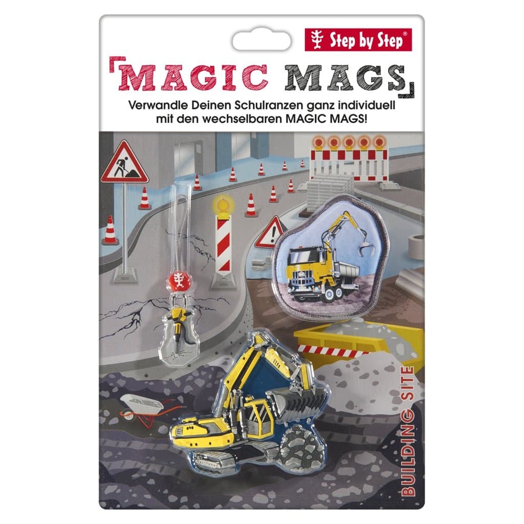 Doplňková sada obrázků MAGIC MAGS Bagr k aktovkám GRADE, SPACE, CLOUD, 2v1 a KID - náhled 5
