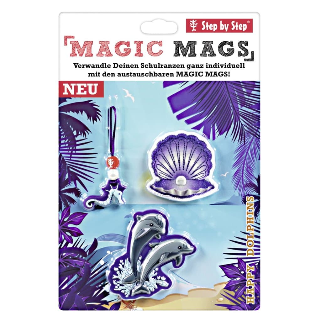 Doplňková sada obrázků MAGIC MAGS Delfíni k aktovkám GRADE, SPACE, CLOUD, 2v1 a KID - náhled 2