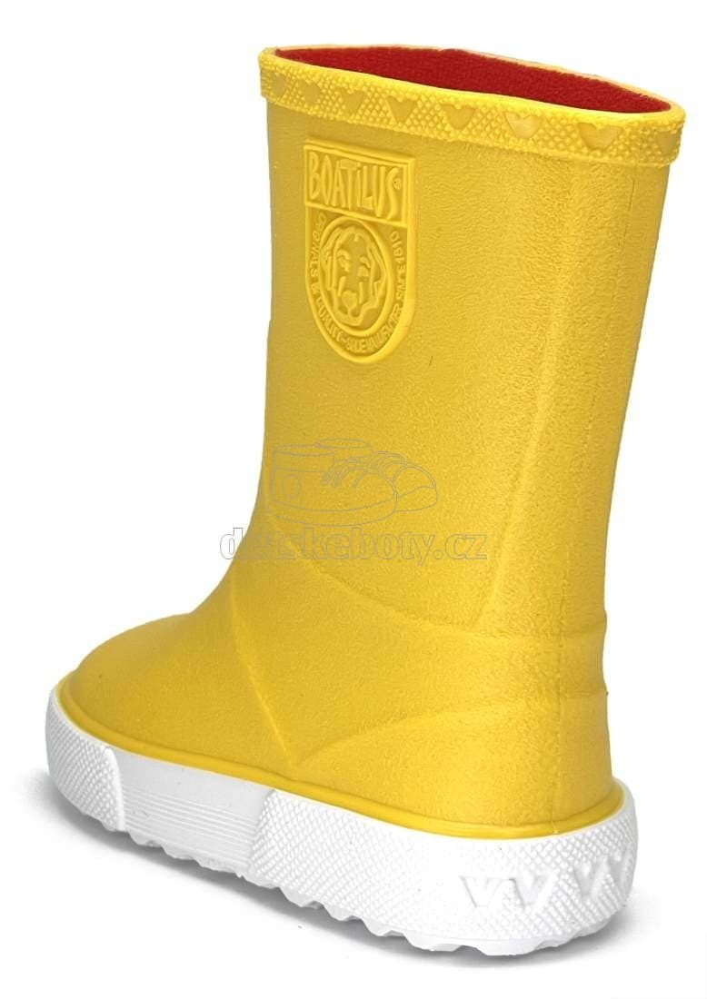 Dětské holinky Boatilus Nautic žlutá/bílá Velikost: 24 - náhled 3