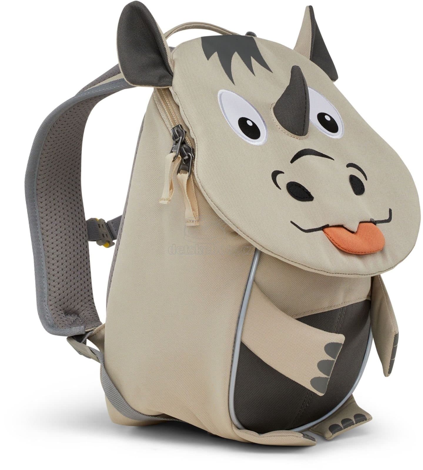 Batůžek pro nejmenší Affenzahn Small Friend Rhino - beige - náhled 3