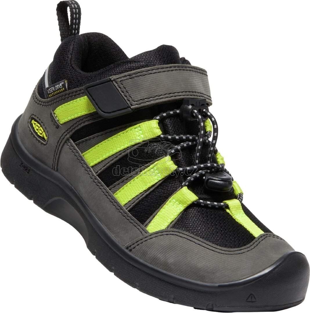 Dětské celoroční boty Keen Hikeport 2 Low WP Children black/evening primrose Velikost: