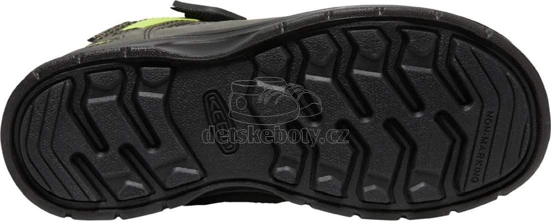 Dětské celoroční boty Keen Hikeport 2 Low WP Children black/evening primrose Velikost: 27-28 - náhled 2