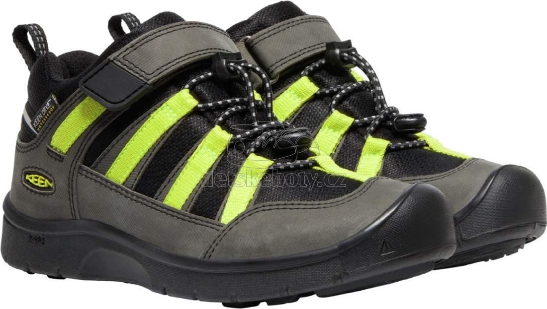 Dětské celoroční boty Keen Hikeport 2 Low WP Children black/evening primrose Velikost: 27-28 - náhled 3