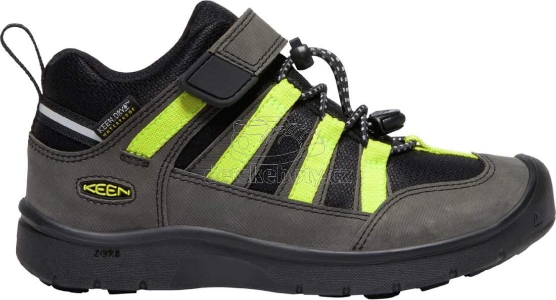 Dětské celoroční boty Keen Hikeport 2 Low WP Children black/evening primrose Velikost: 27-28 - náhled 5