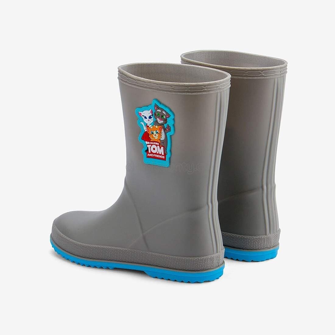Dětské holinky Coqui 8505 Mid.grey/New Blue Velikost: 24 - náhled 3