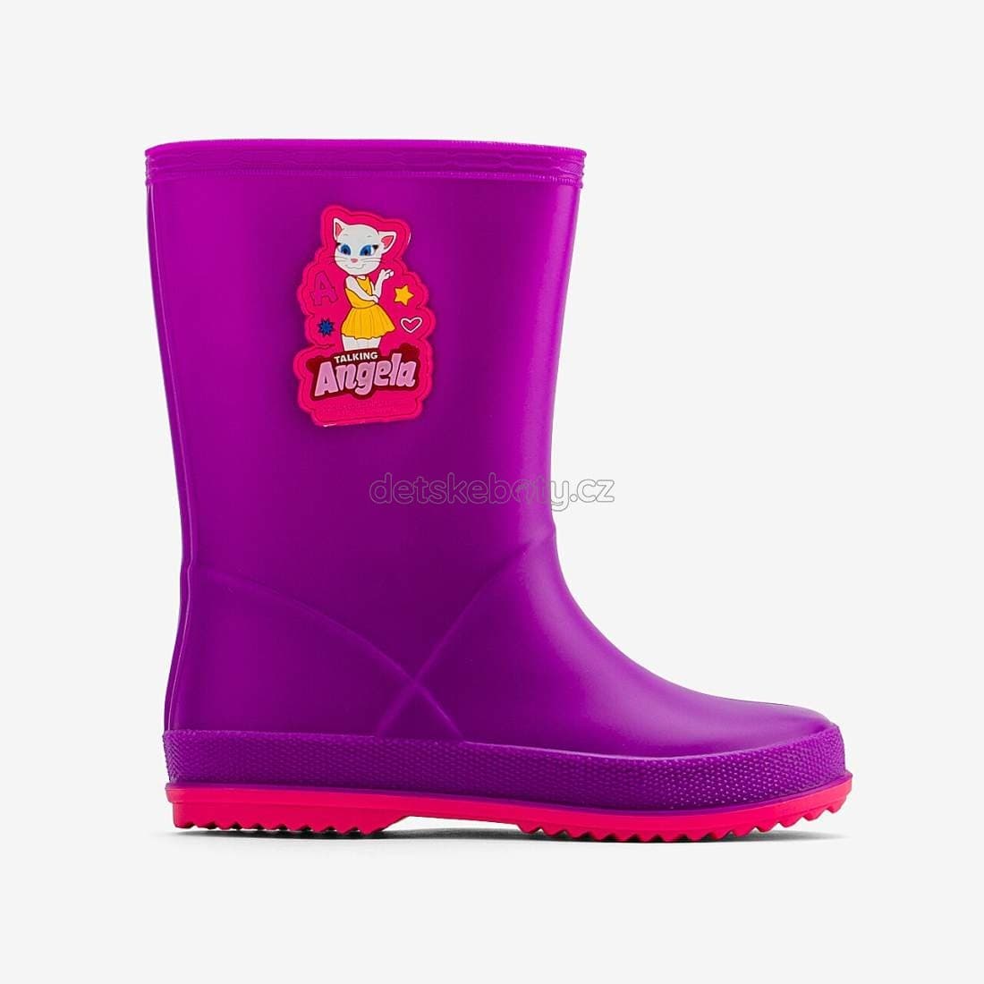 Dětské holinky Coqui 8505 Purple/Fuchsia Velikost: 24