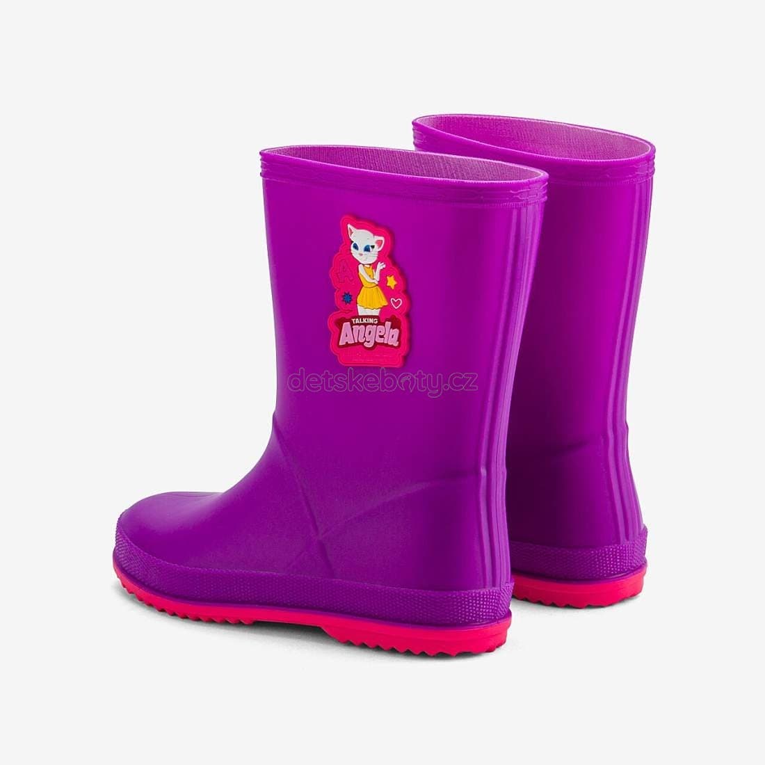 Dětské holinky Coqui 8505 Purple/Fuchsia Velikost: 24 - náhled 3