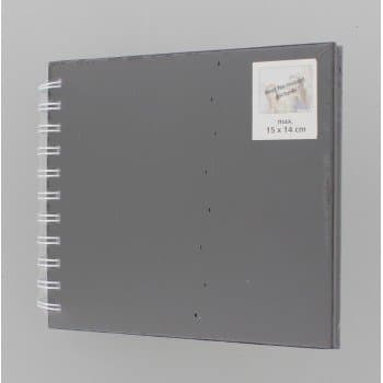 Hama album klasické spirálové FINE ART 18,5x15 cm, 30 stran, černá, bílé listy - náhled 5